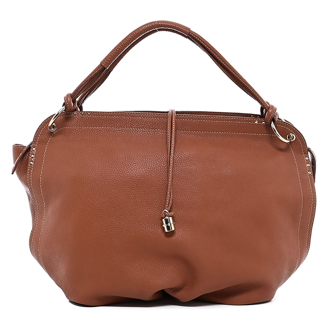 Celine Sac à main en Cuir marron - Très bon état - L.35 cm