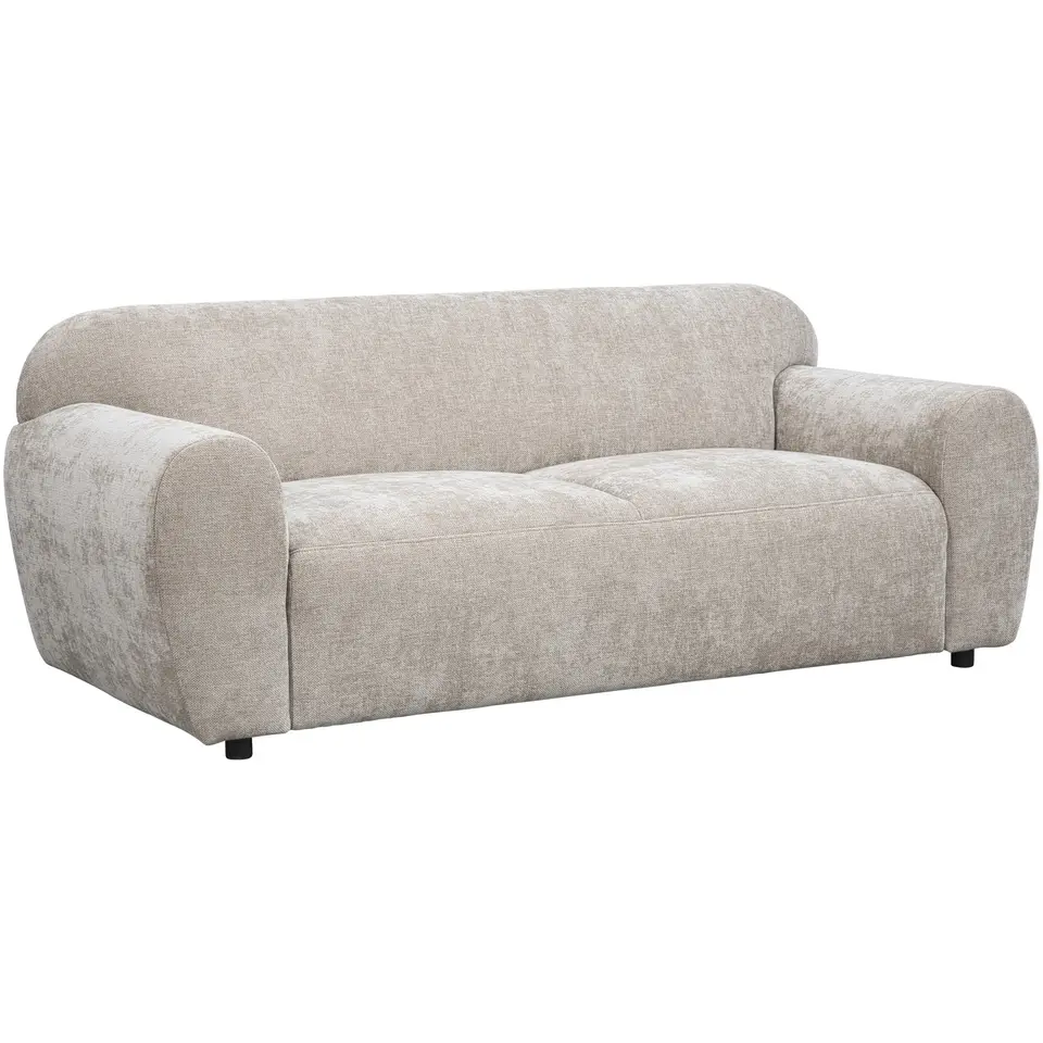 Bank Bibi 3-zits - stof Glory - beige