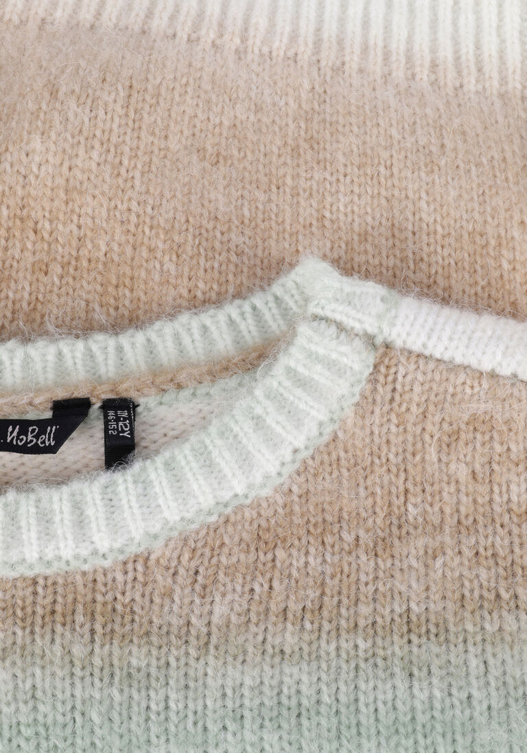 NOBELL mint nobell trui kes dropped sleeve knited sweater