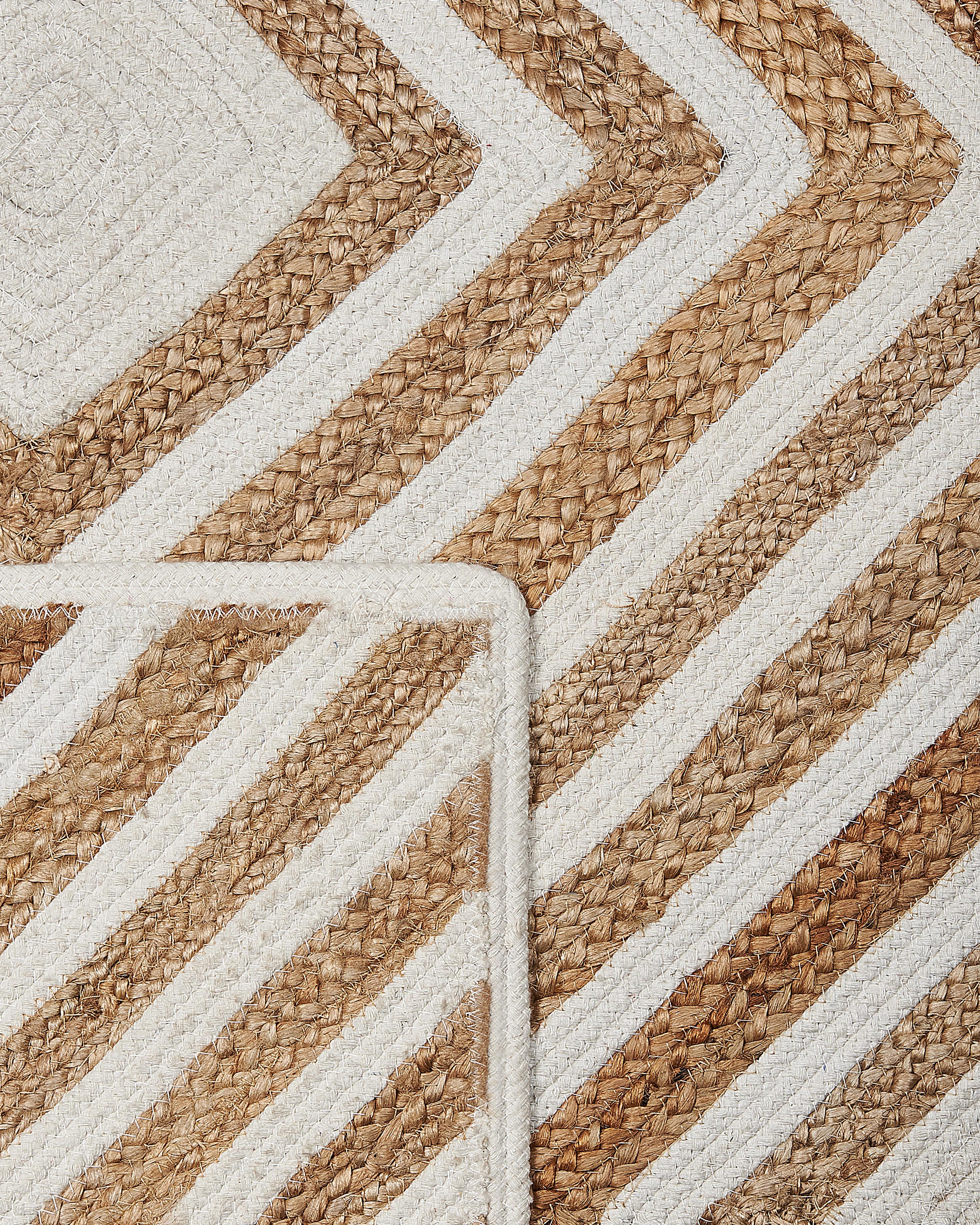 Vloerkleed PIRLI Beige 140 x 200 cm Jute