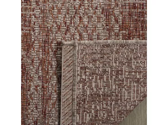 Tapis Light Beige & Terracotta 79 X 152 cm - Rafal