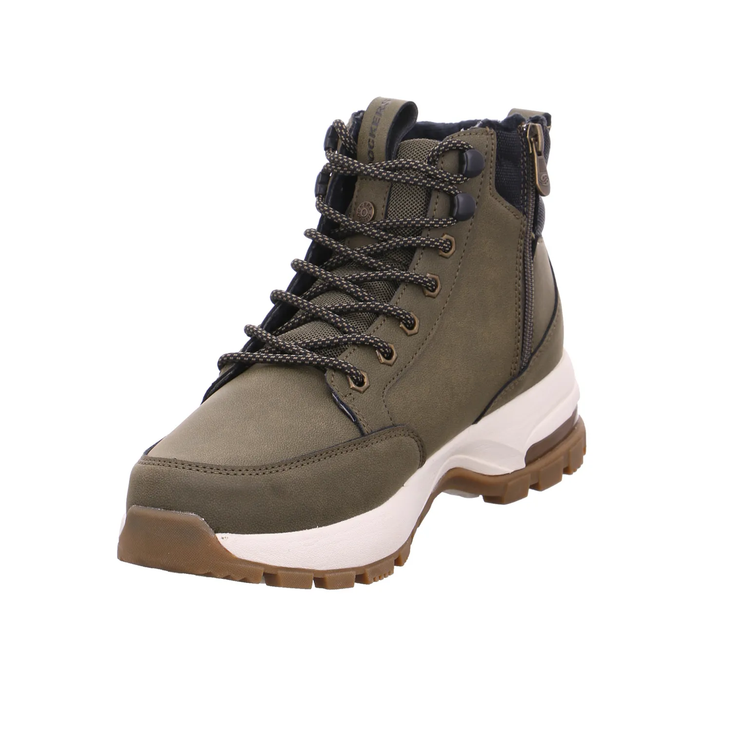 DOCKERS Winter-Boots Khaki Lederimitat
