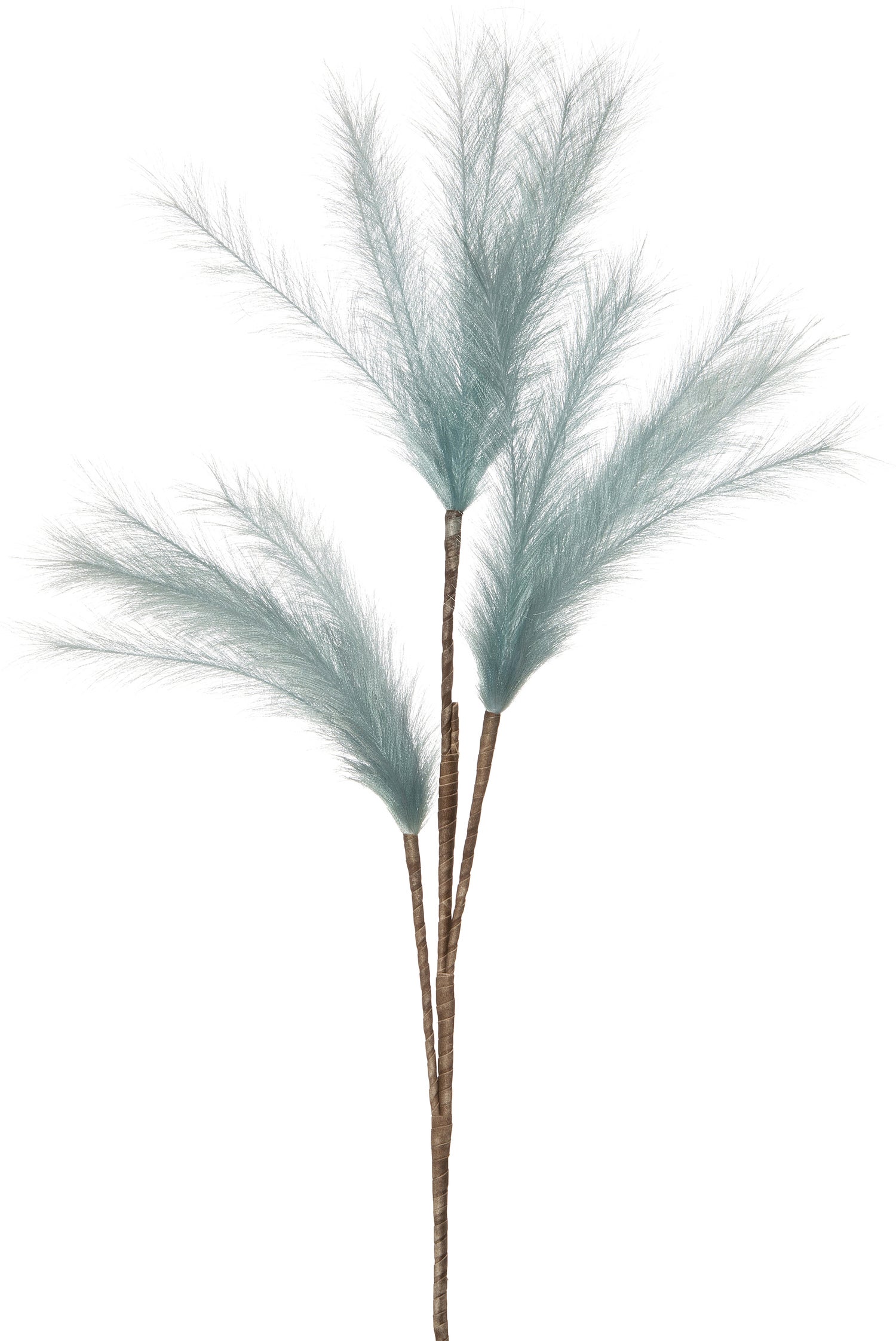 Intratuin kunsttak pluim blauw 103 cm