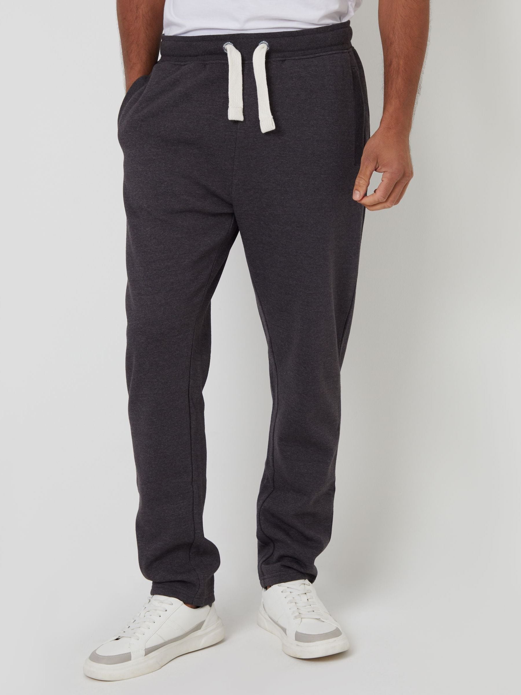 Grijs en zwart - Threadbare joggingbroek met rechte pijpen