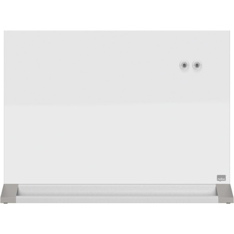 Séparateur de bureau en verre magnétique H44,5 x L 58,5 cm Nobo