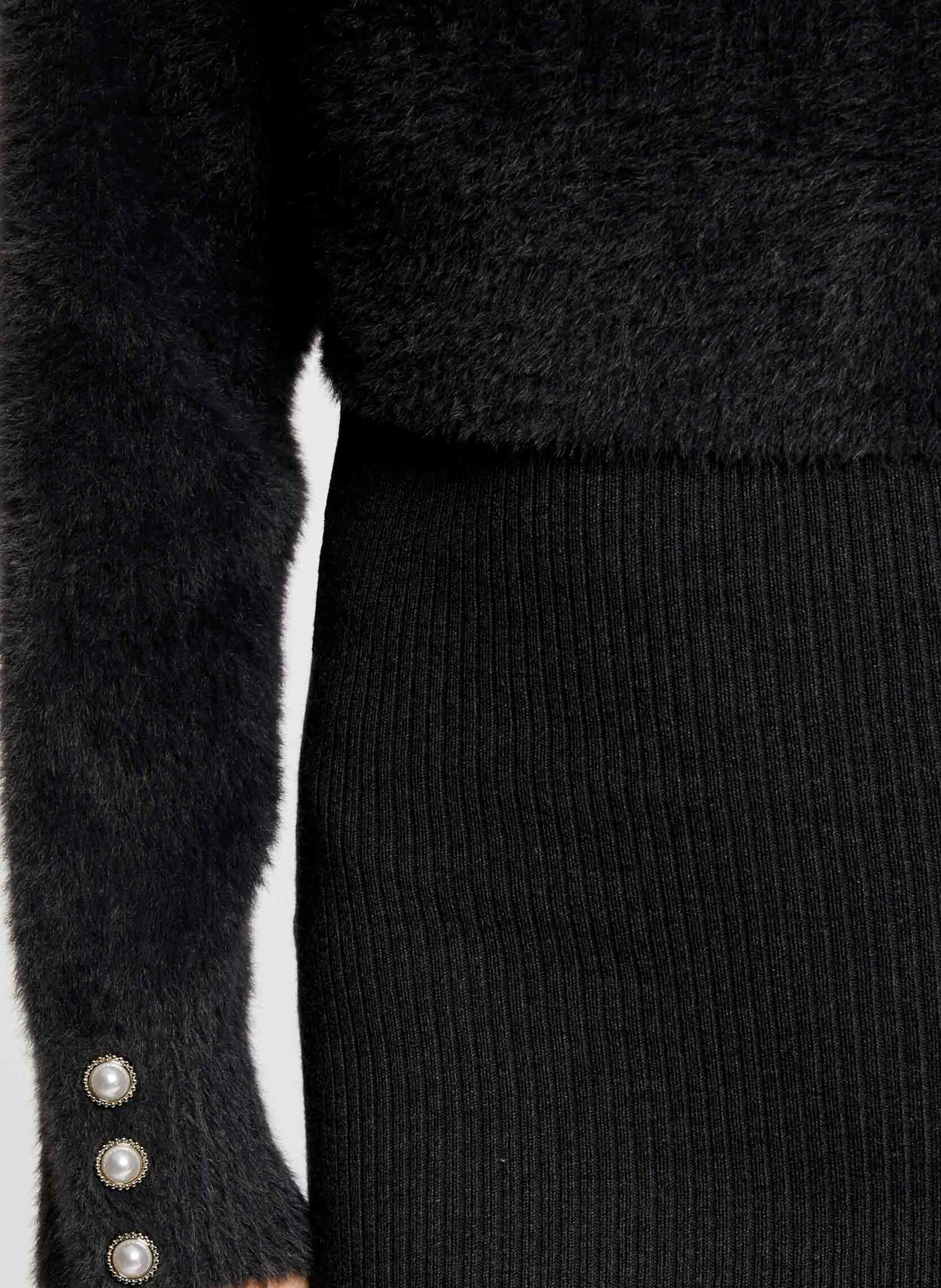 RMONA - Robe midi col rond | Gris