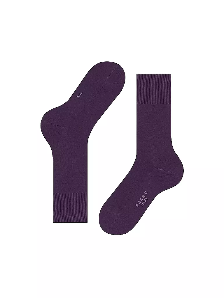 FALKE Socken TIAGO wine berry lila