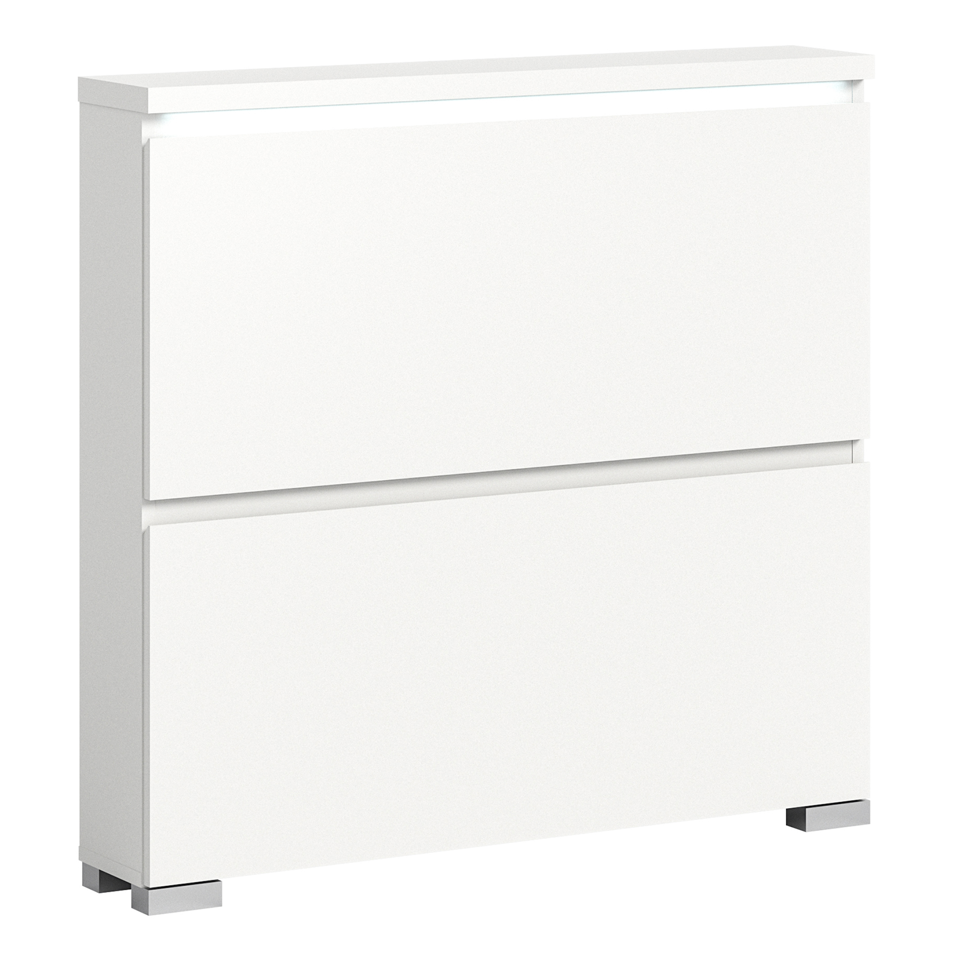 Schuhschrank SHOELOVE - weiß - 88 cm hoch