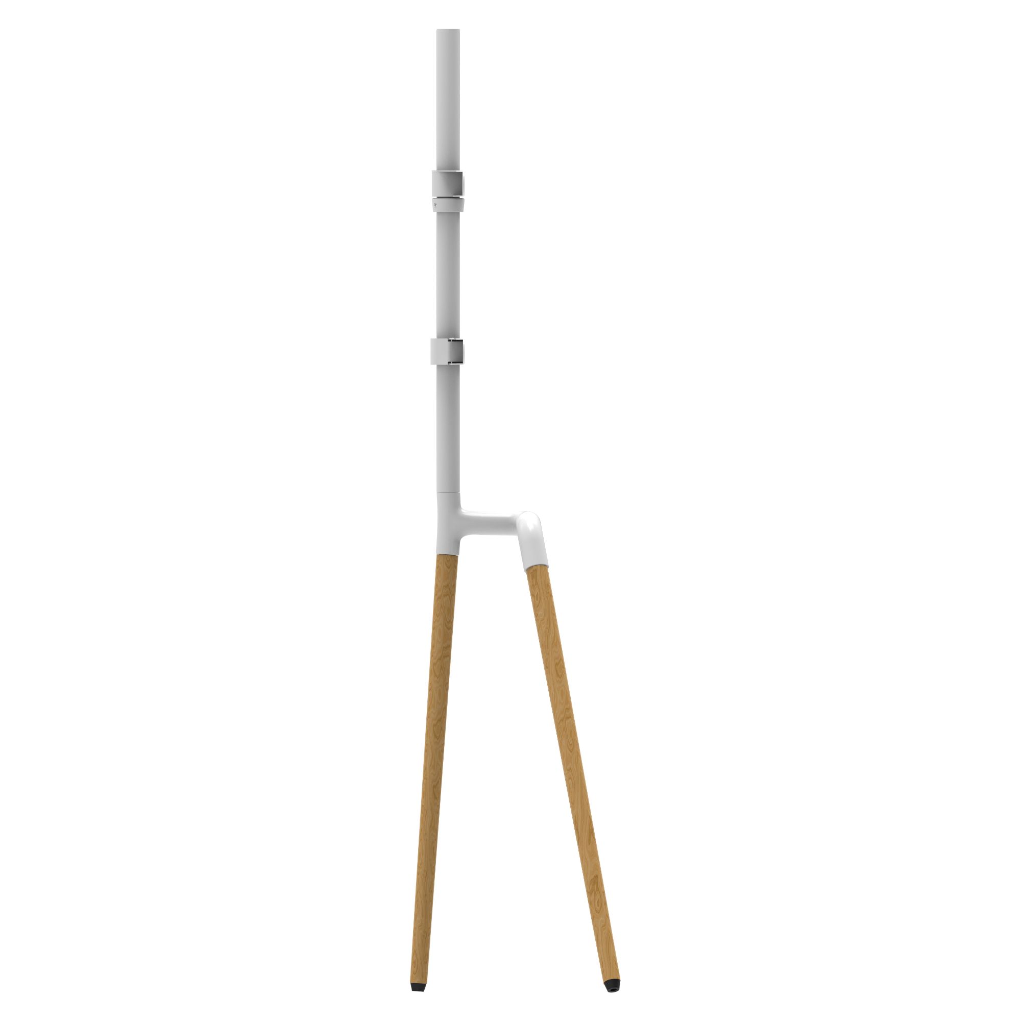 TV Standhalter Buche - VESA bis max. 600x400 für 45-65 Zoll max. 40kg Weiß