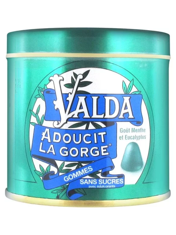 Valda Gommes Menthe Eucalyptus Sans Sucre - 160g