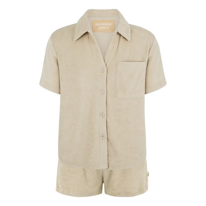 Araminta James Ensemble Chemise Terry | Beige