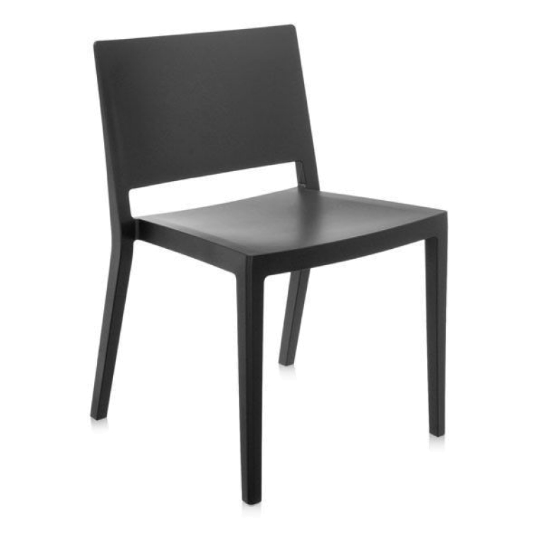 Kartell Lizz Mat stoel zwart