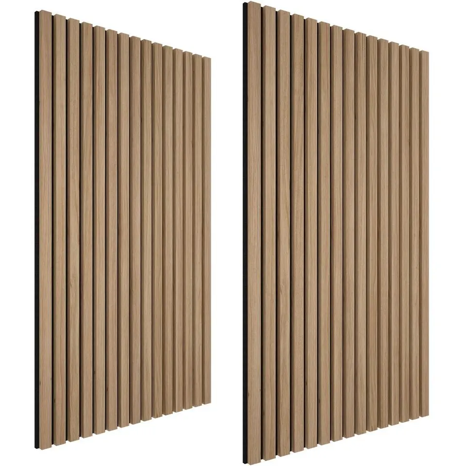 tectake Akoestische panelen Sonic Wall houtlook, Eiken