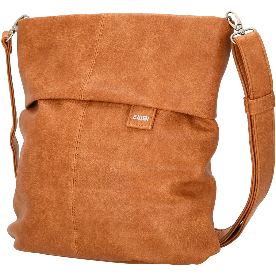 zwei Mademoiselle M12 - Schultertasche 32 cm nubuk-black