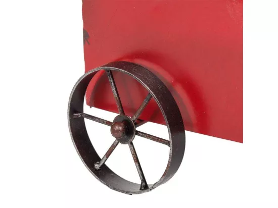 Chariot porte-plantes en métal 24,5x15x28,5h