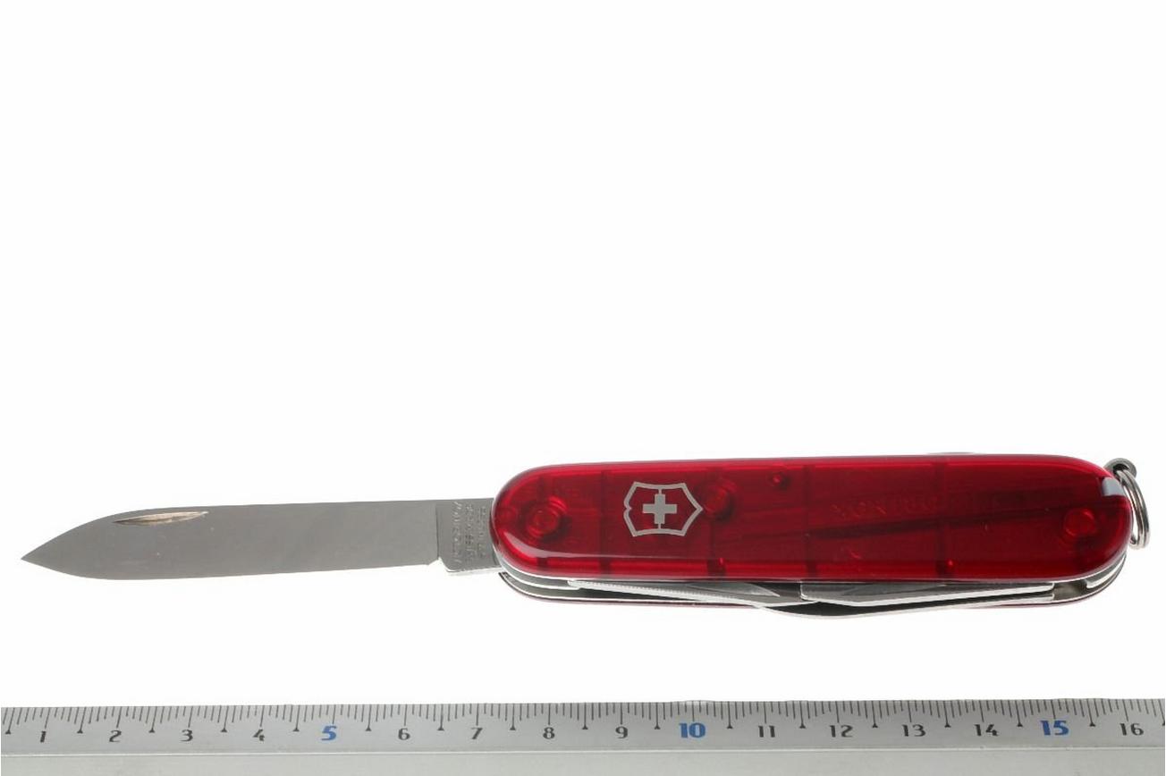 Victorinox Spartan rood transparant 1.3603.T Zwitsers zakmes