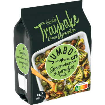 Jumbo's Traybake Sperziebonen & Spruitjes Mix 450 g