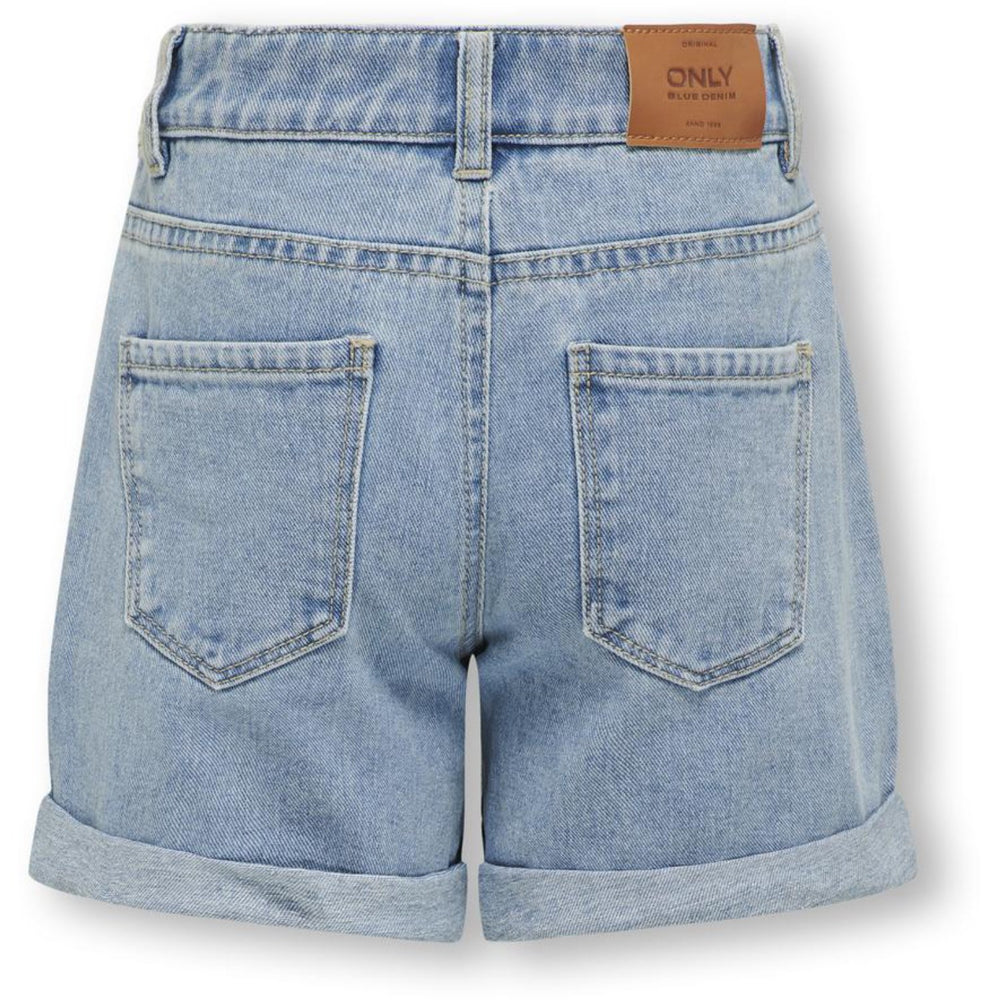 Køb kids ONLY Light Blue Denim Kogvega Reg Mom Shorts Dnm Bjbox Noos