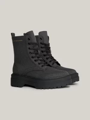 Botas de cano curto com cadarço Essential Canvas