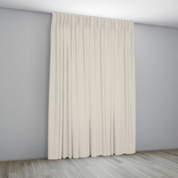 Gordijn Linen mix 2300 egg white