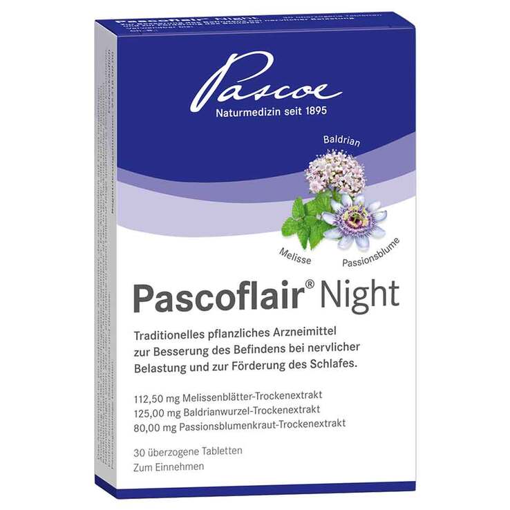 Pascoflair Night überzogene Tabletten, 30 St