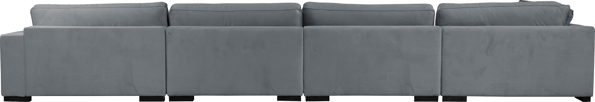 Home affaire Wohnlandschaft »Skara U-Form« Lounge-Sofa mit Federkernpolsterung, in vielen Bezugsvarianten