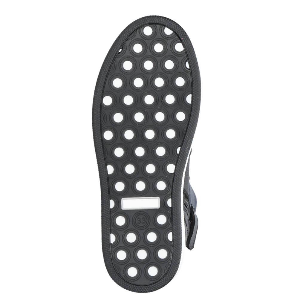 Red Code leren sneakers donkerblauw