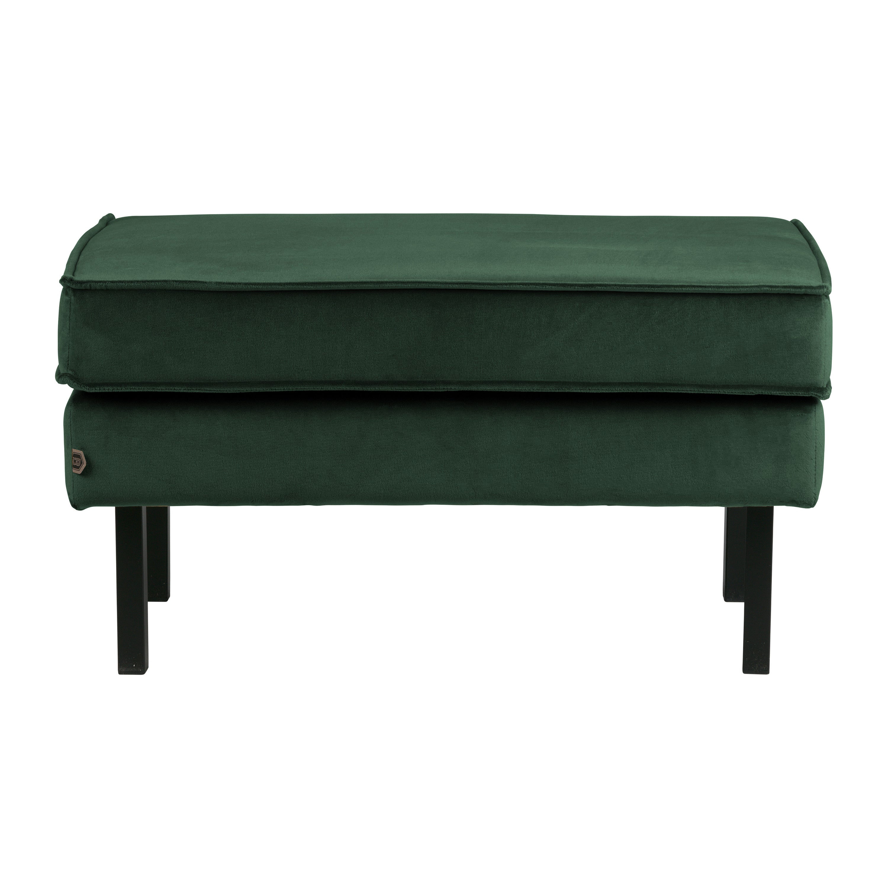 WOOOD Rodeo Hocker - Velvet - Green Forest