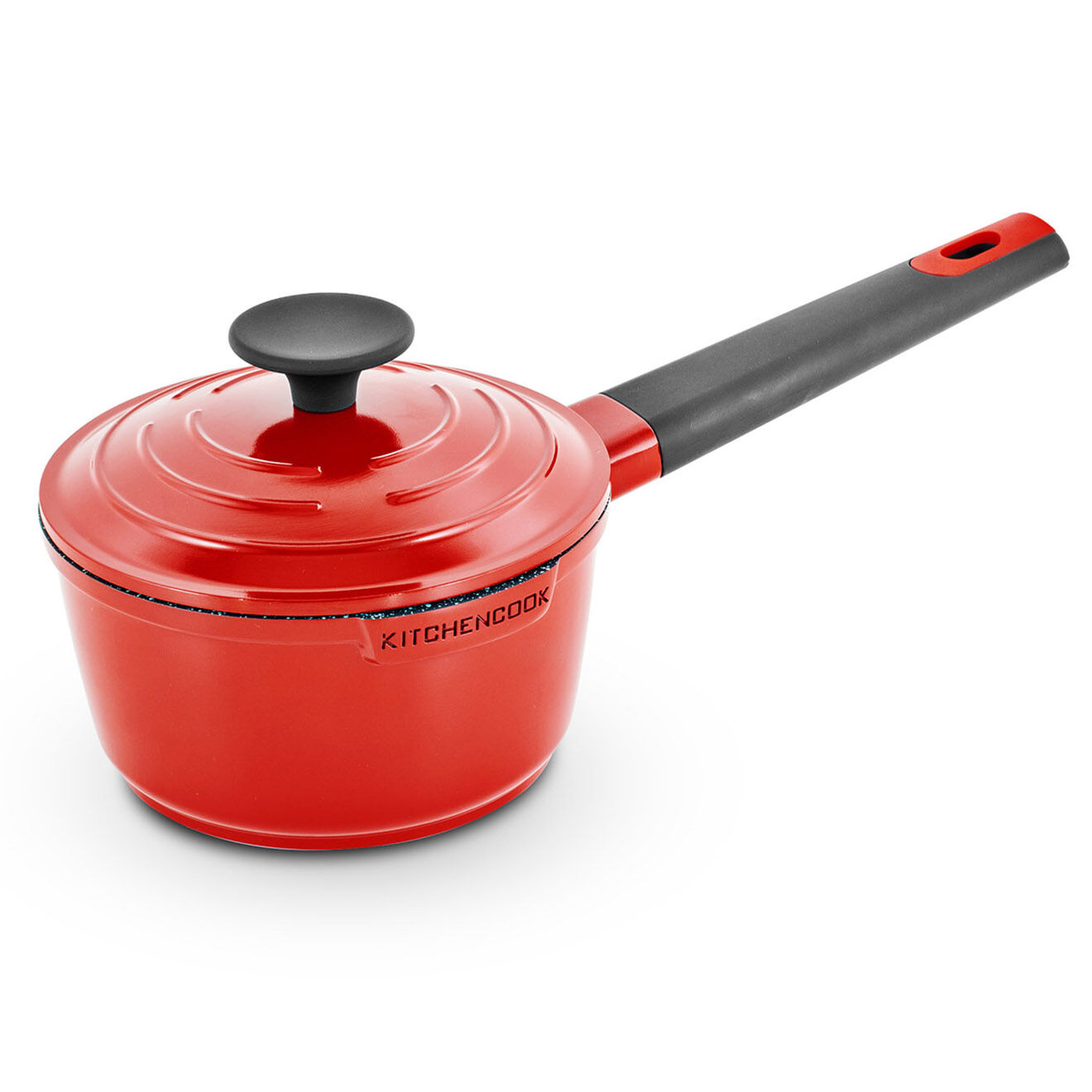 Kitchencook Casserole en fonte d'aluminium rouge - D.16 cm