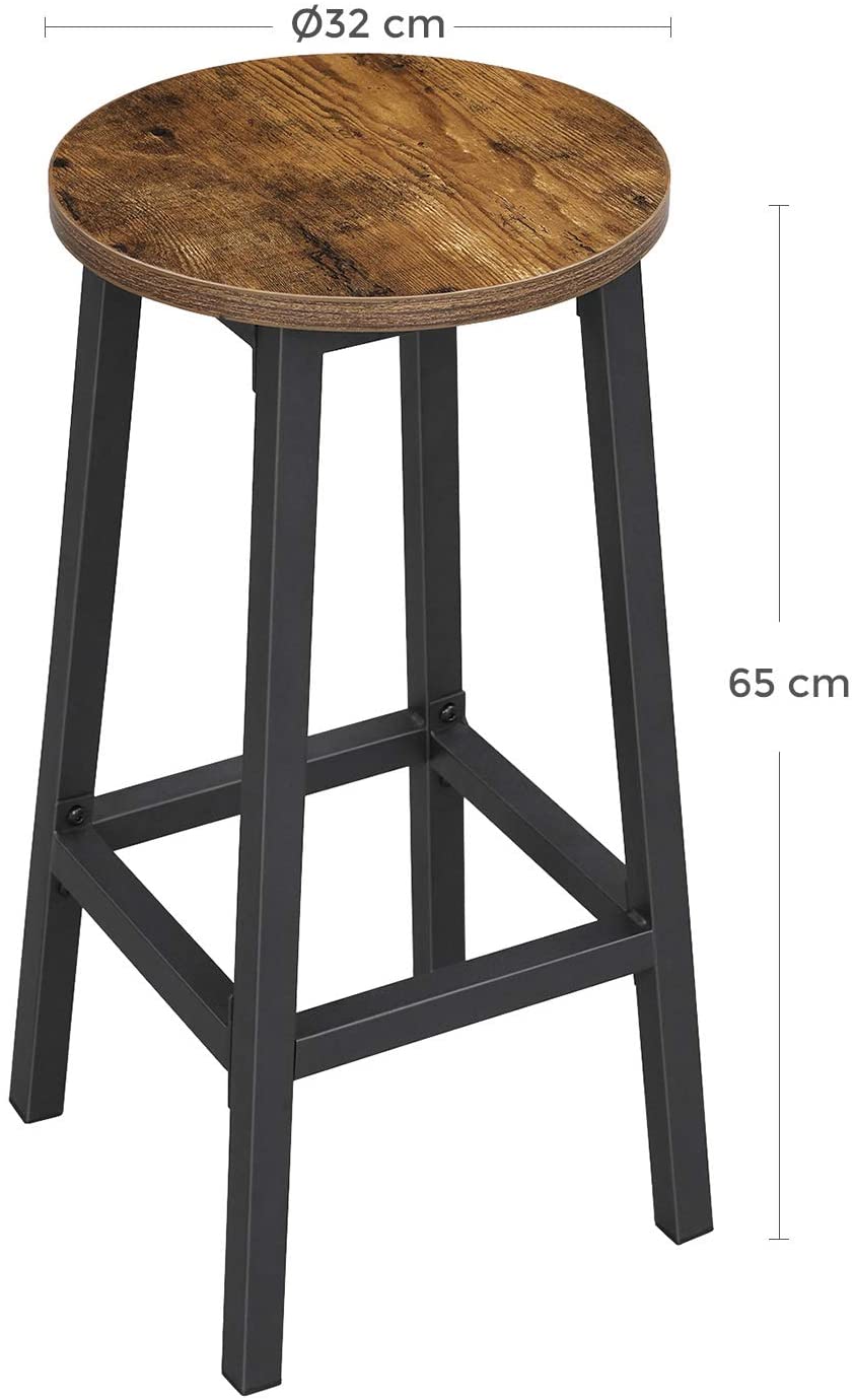 ACAZA Barkruk Vintage bruin  - 2 st.
