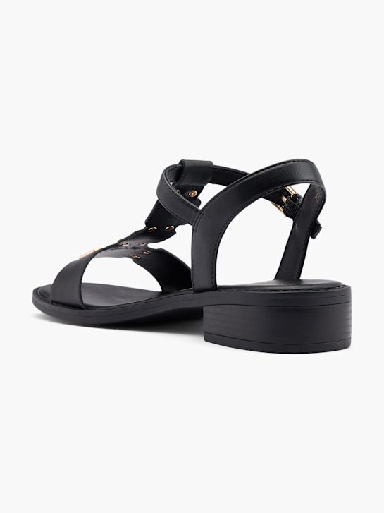 Graceland Sandalette Schwarz