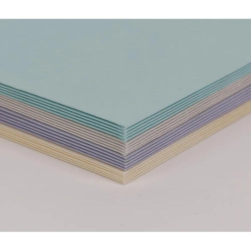 Coffret Pollen de 20 enveloppes C6 (114x162mm) + 20 cartes simples 110x155mm - Naissance - Assortiment