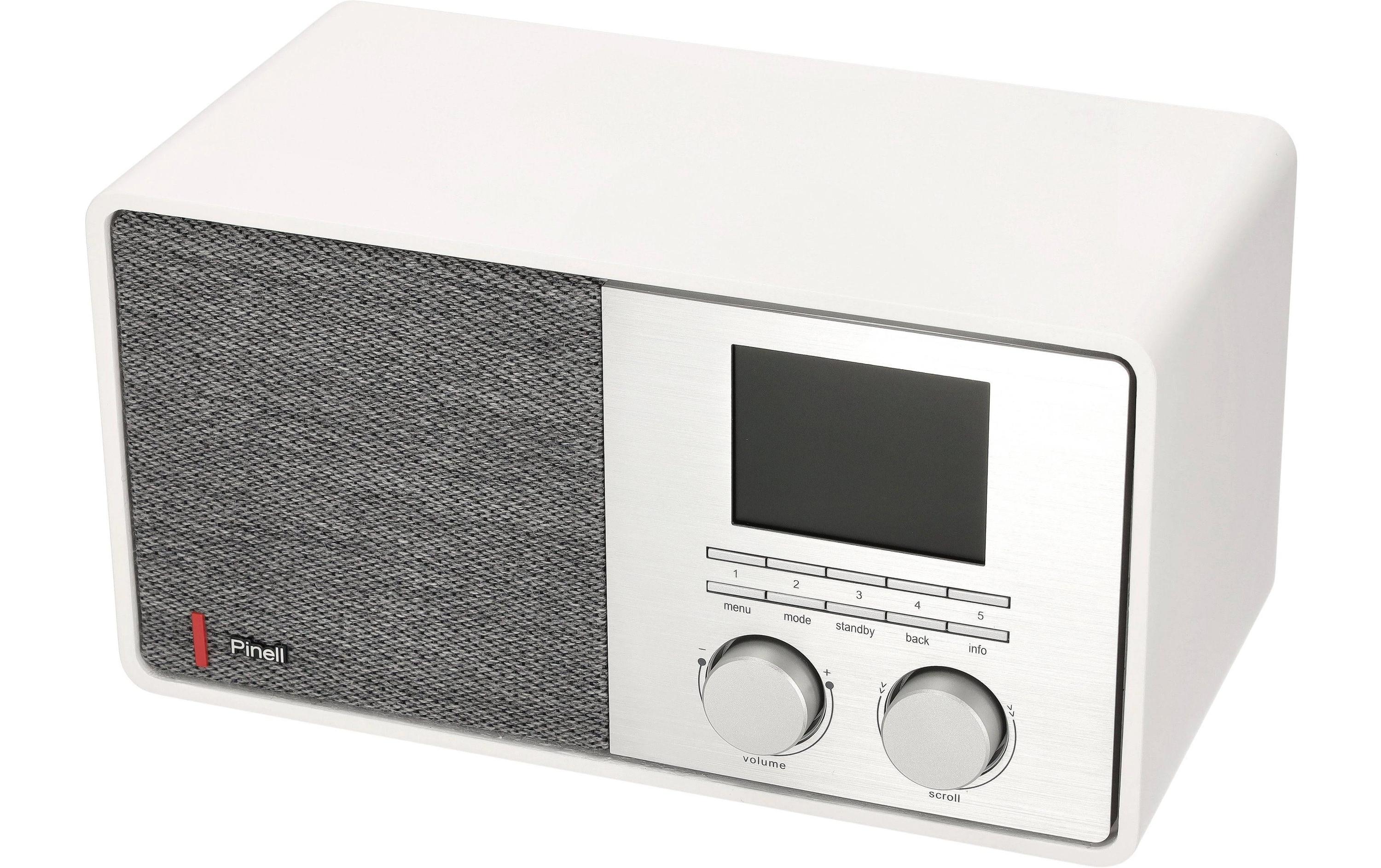 DAB+ Radio Supersound 301 Weiss<br>DAB+ Radio mit Internetradio, Spotify Connect und Bluetooth