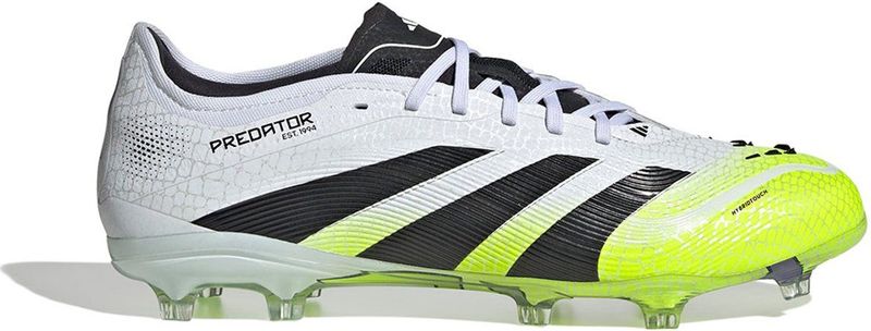 adidas Predator Pro - Gras Voetbalschoenen - Wit Zwart Neongeel