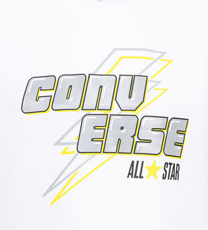 Converse T-Shirt - Lightning Bolt - Weiß