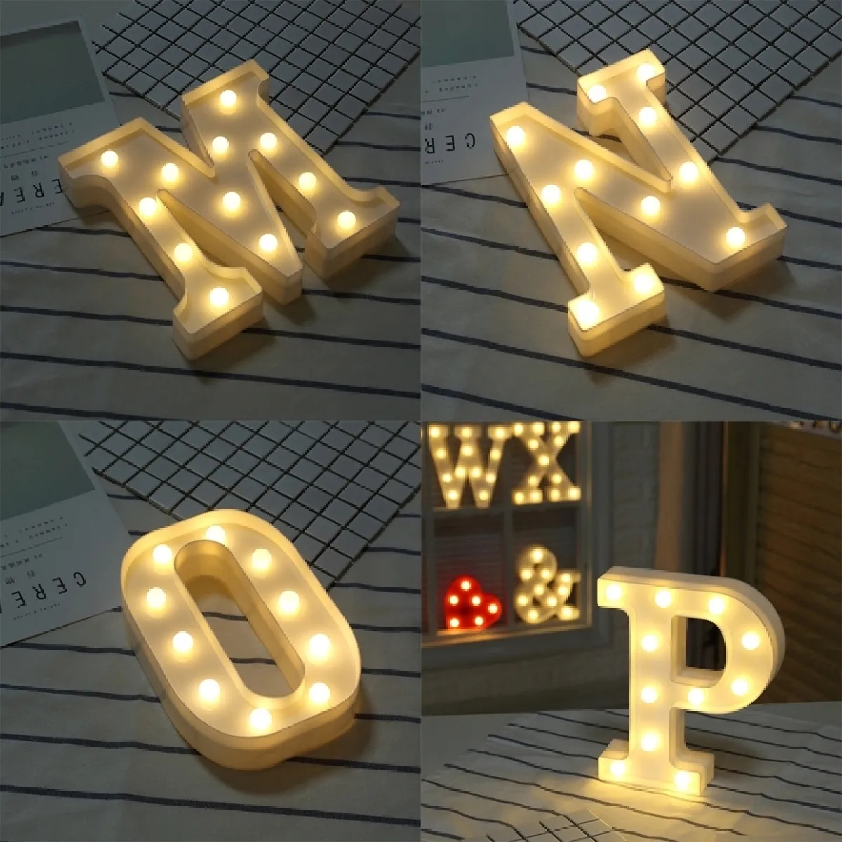 Wewoo Guirlande Lumière Alphabet U