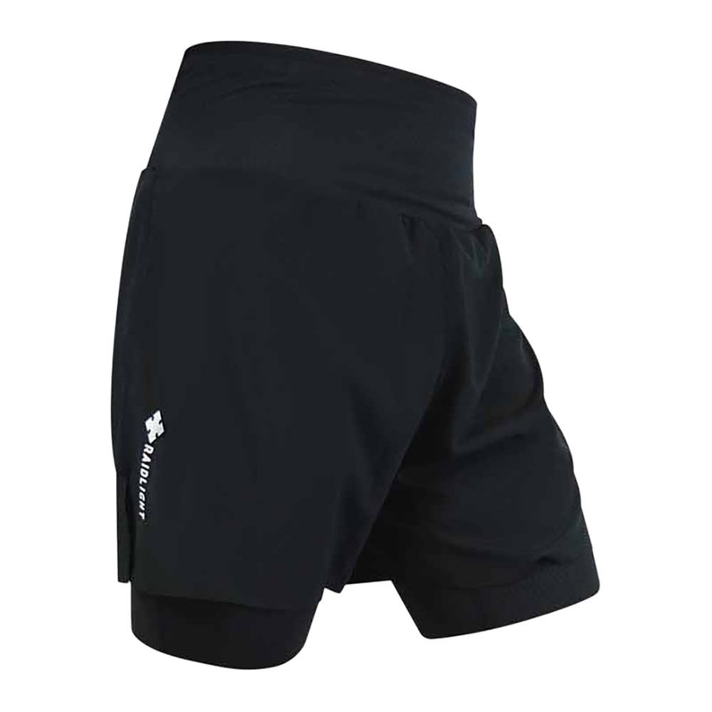 Raidlight R-LIGHT 2-EN-1 - Short Homme black