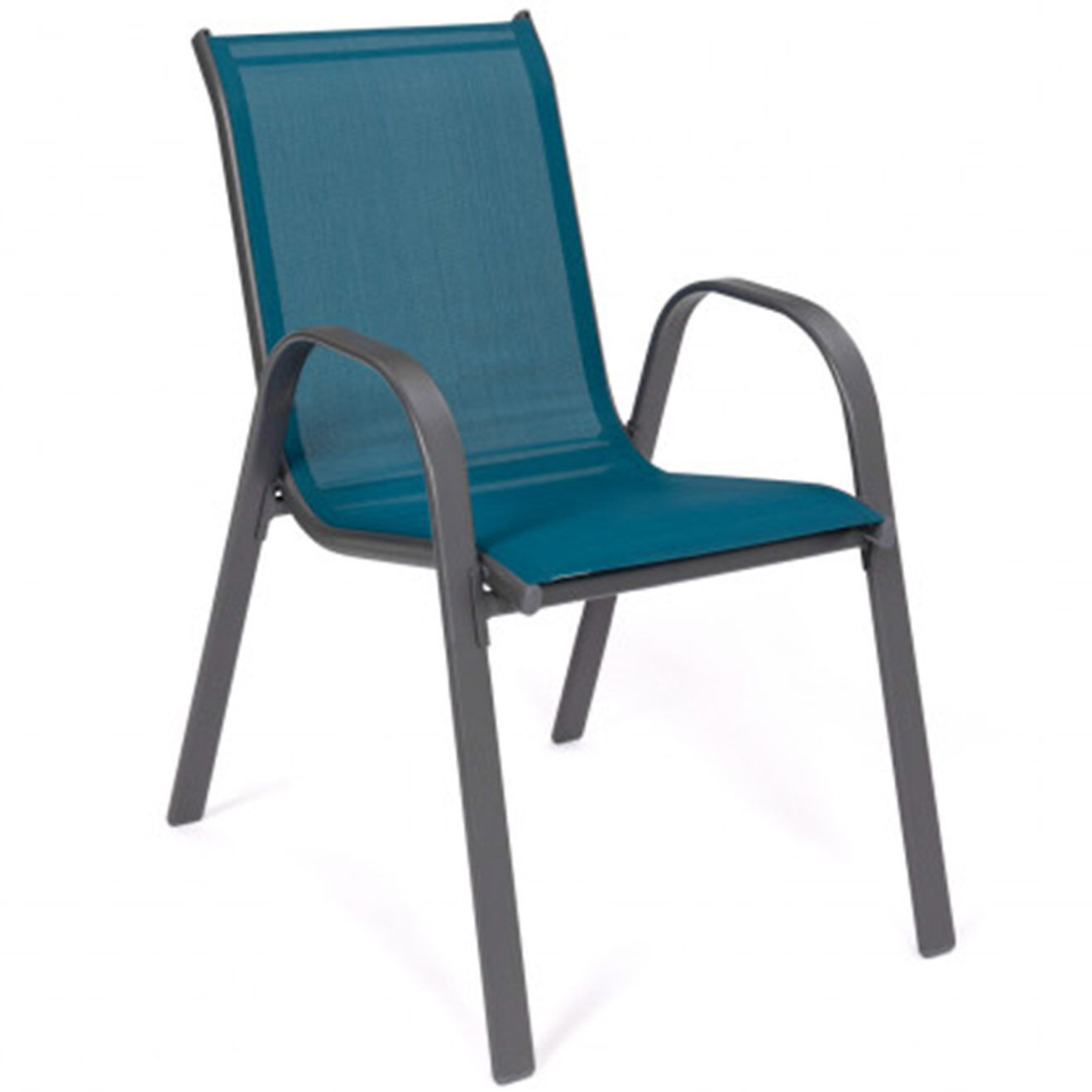Pratik Garden 4 Chaises de jardin multicolores -51.5x68x84 cm