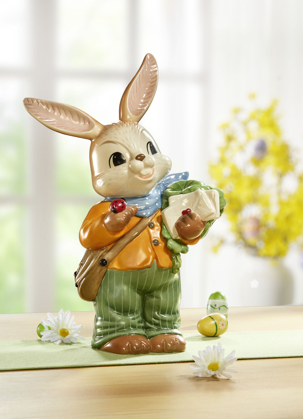 Hase aus hochwertigem Feinsteingut