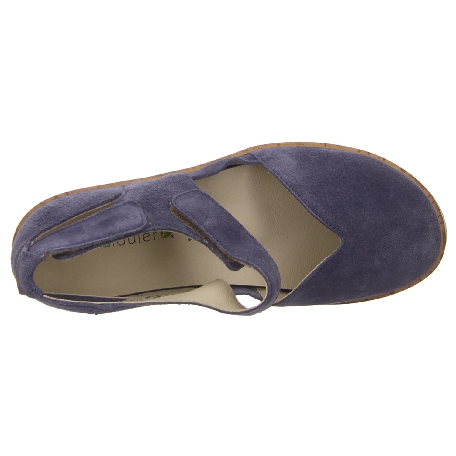 Waldläufer Keilpumps blau blau