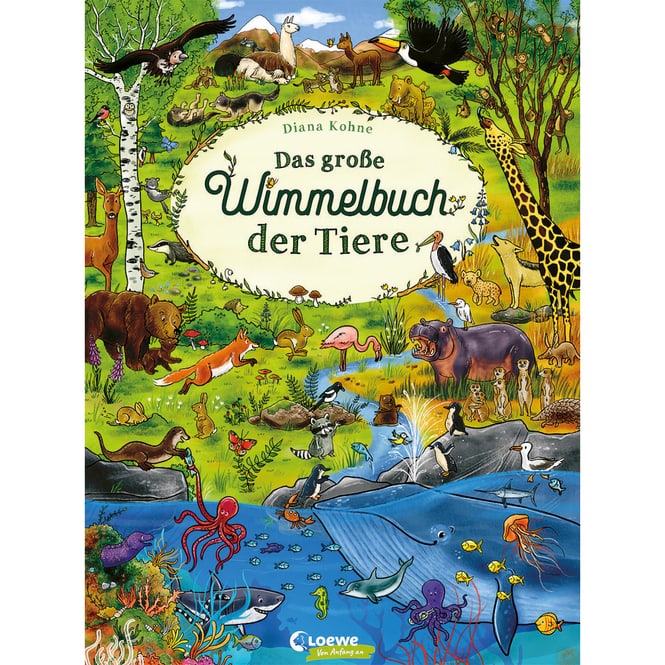 Das große Wimmelbuch der Tiere