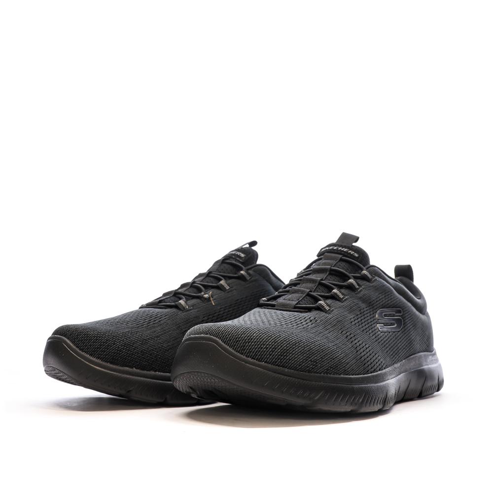 Skechers Baskets Noires Homme Skechers Summits