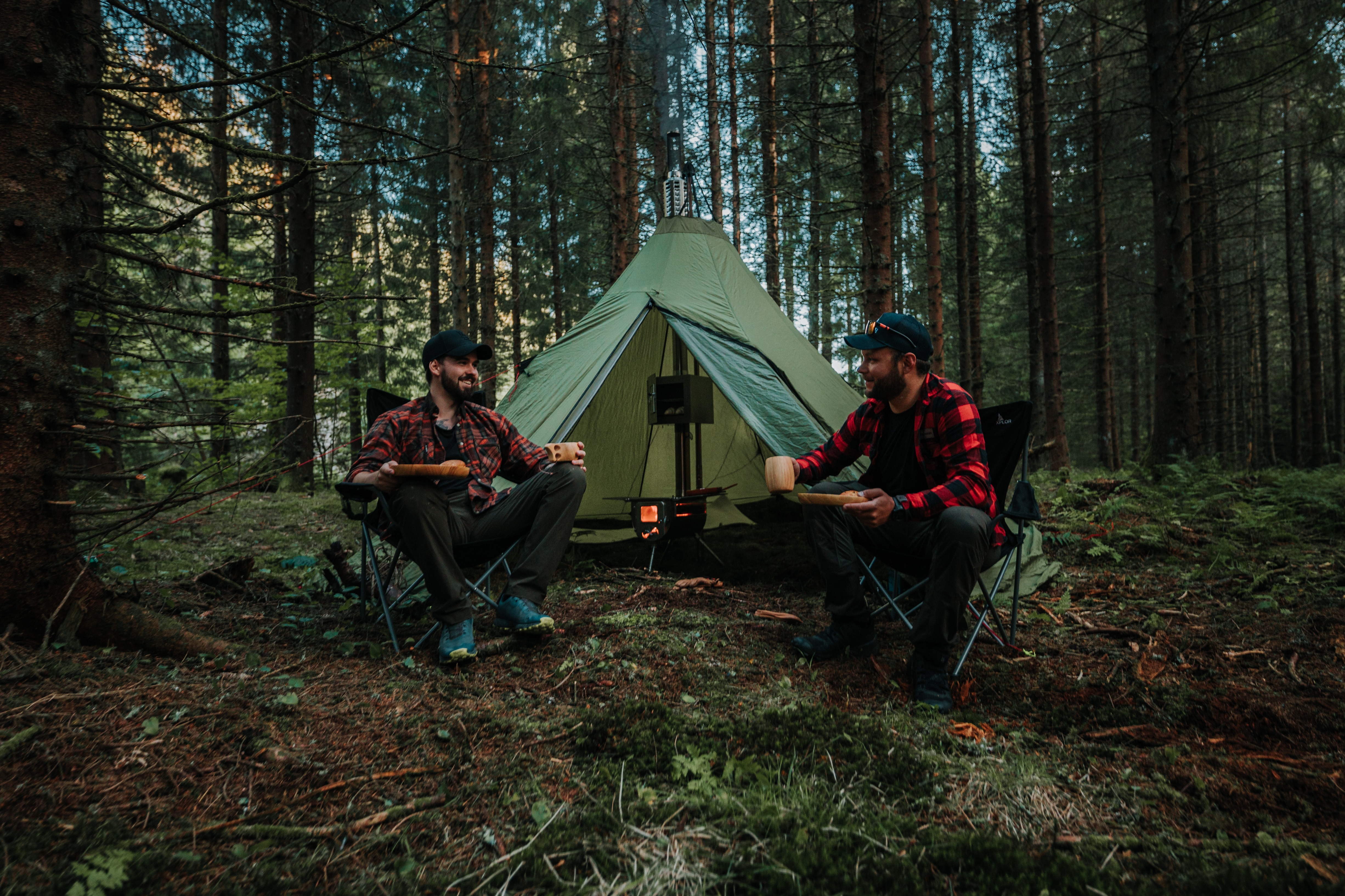 Winnerwell Woodlander Double View XL<br>Høy effekt og varme for selv de største teltene!
