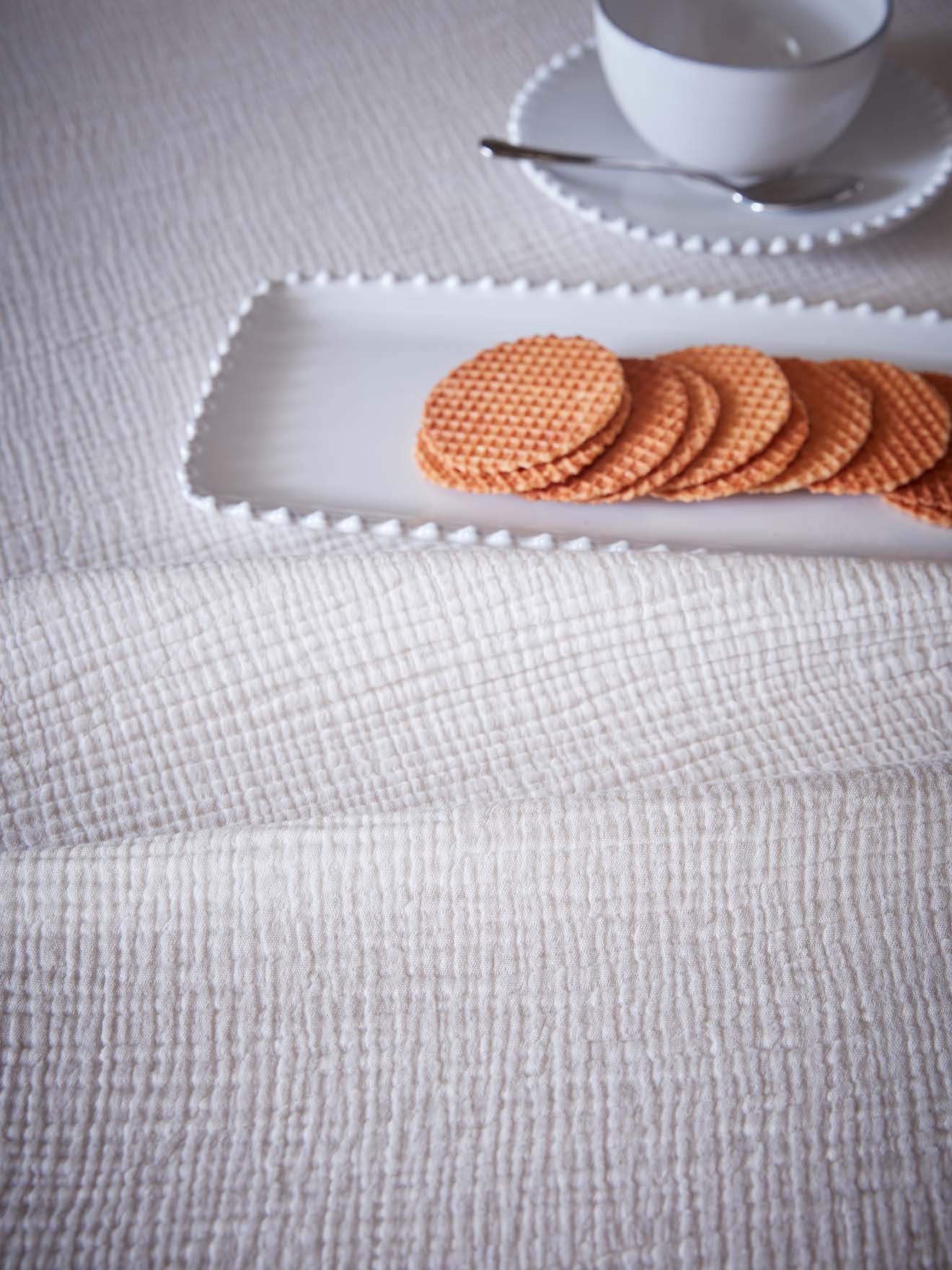 Nappe ou rideau gaze de coton