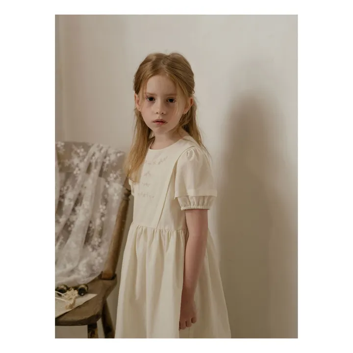 Louisiella Robe Rora Brodée | Crème