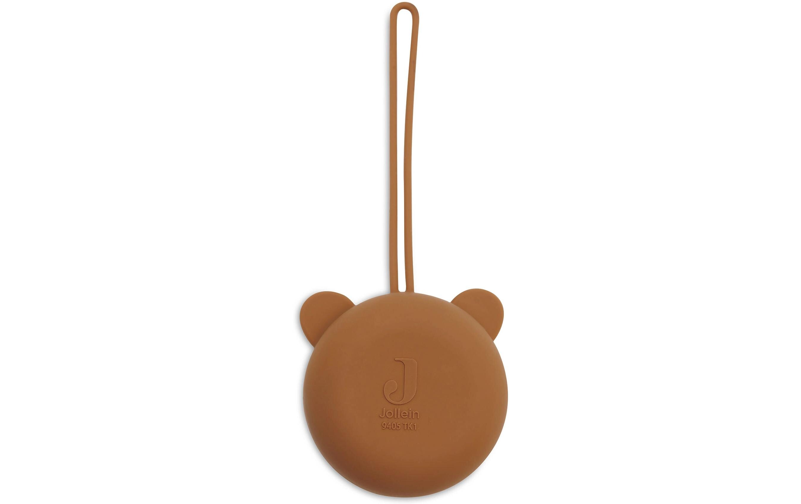 Nuggibox Etui Silikon Caramel Ø 7 cmAufbewahrungsbox für Nuggis