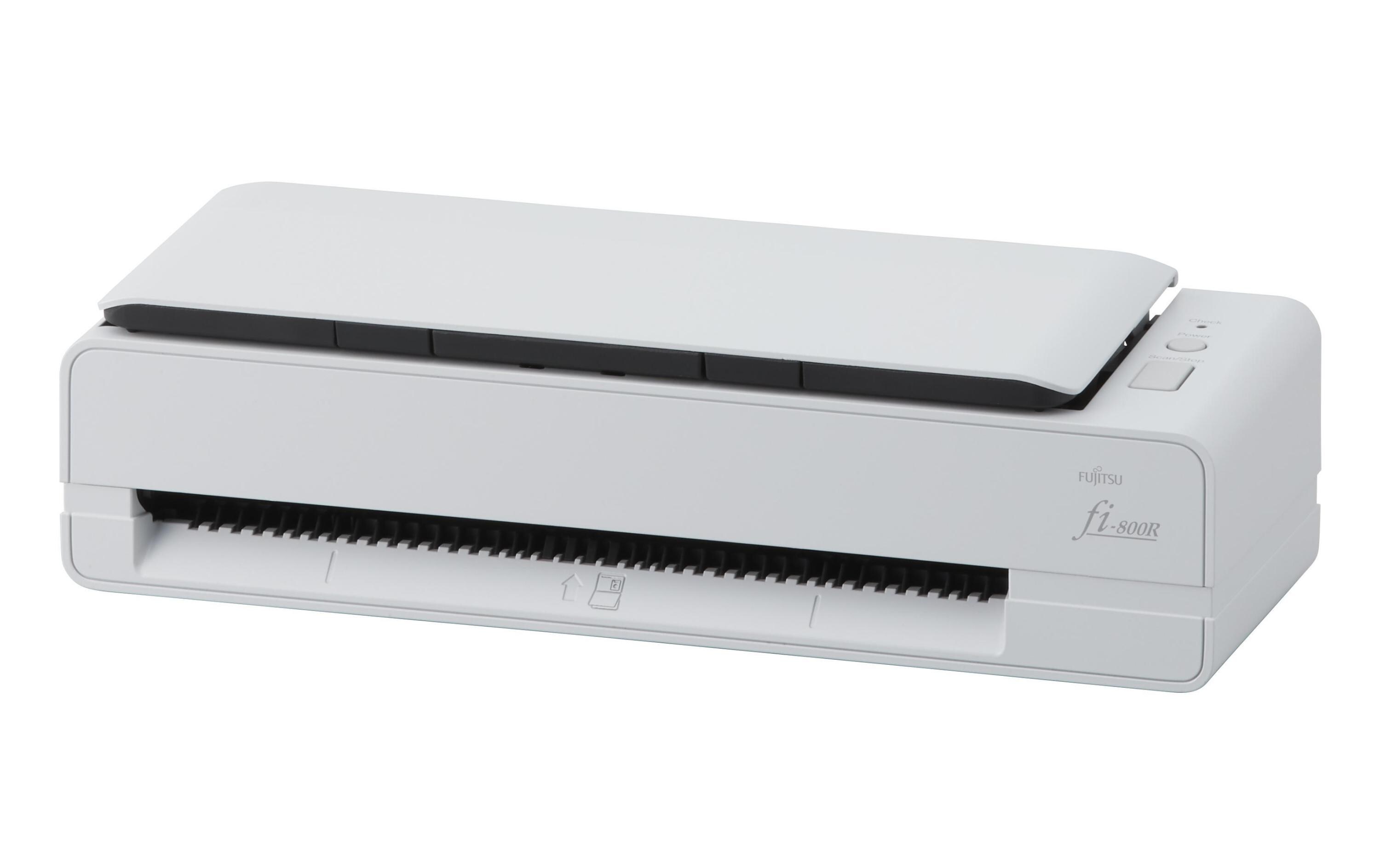 Dokumentenscanner fi-800R<br>Kompakter Einzugsscanner für Bereiche mit Kundenkontakt