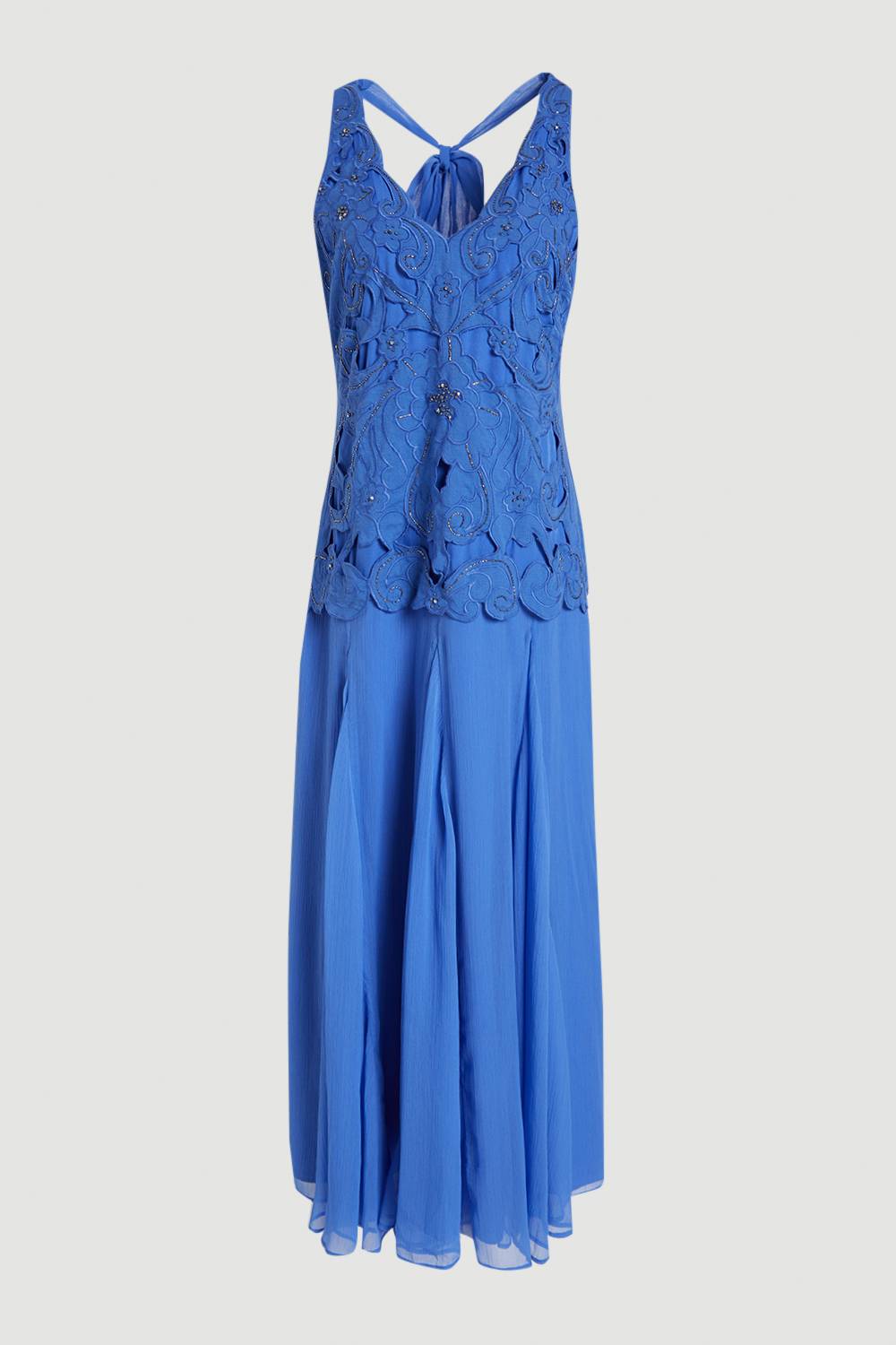 KarenMillen Robe Longue Dos Nu Avec Détails De Perles