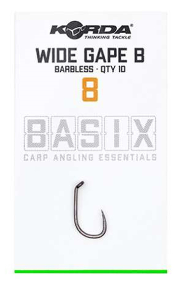 Korda Basix Wide Gape Barbless
