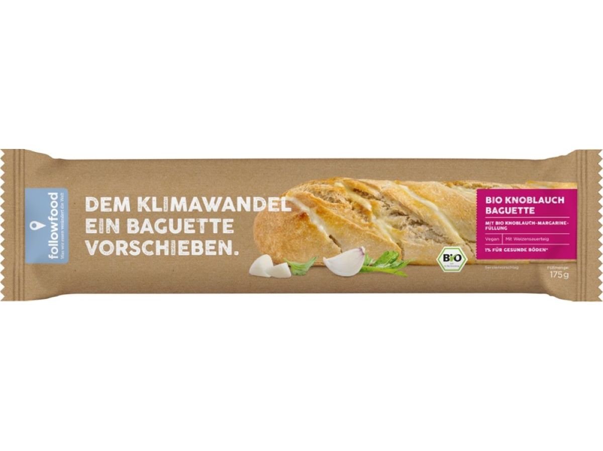 BAGUETE FOLLOWFOOD ALHO BIO 170G